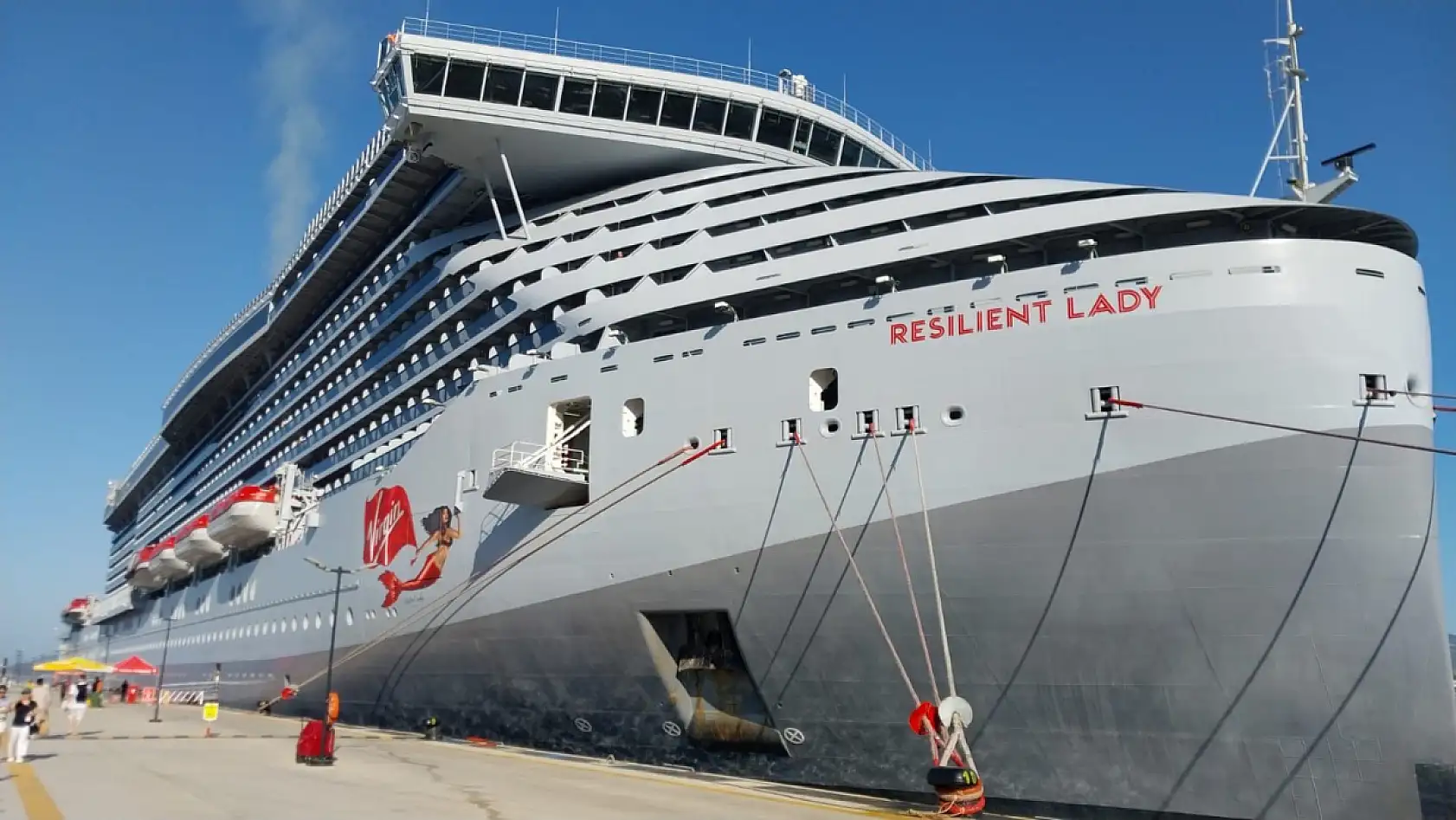 Bodrum'a 'Resilient Lady' kruvaziyeriyle 2 bin 556 yolcu geldi