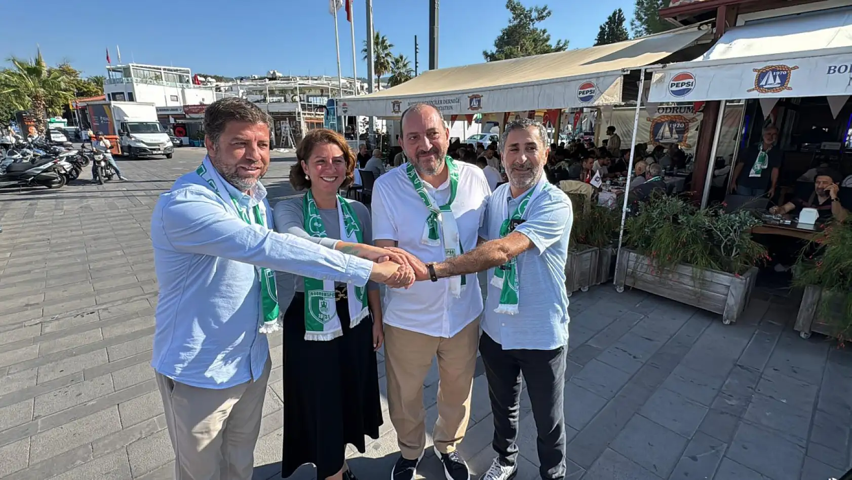 Bodrumlu denizcilerden Bodrum FK'ya 300 kişilik taraftar desteği