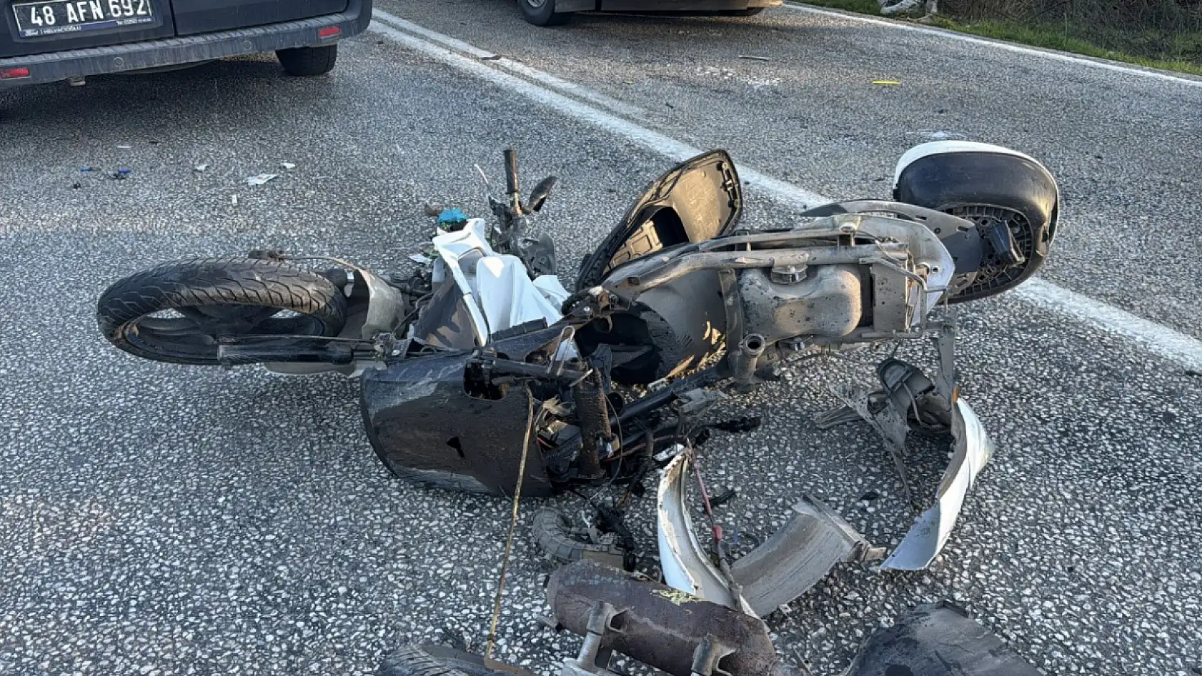 Muğla'da trafik kazasında 2 kişi yaralandı