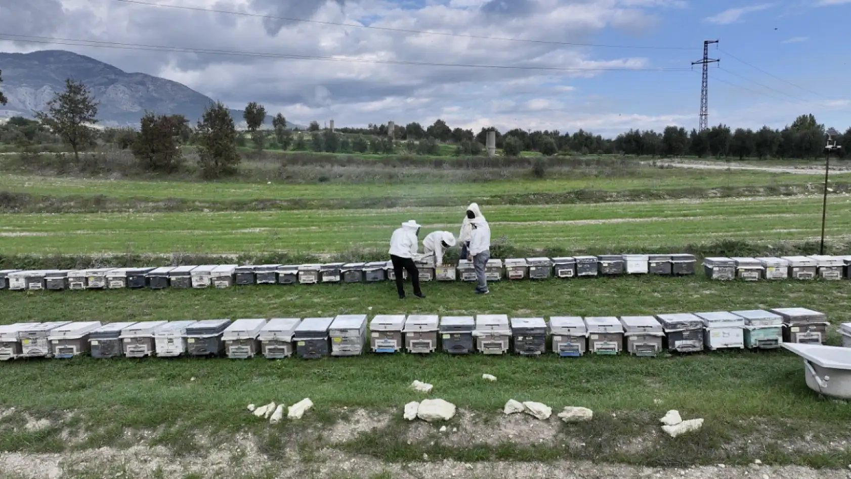 Seydikemerli genç baba mesleği arıcılığı sürdürmek için çalışıyor