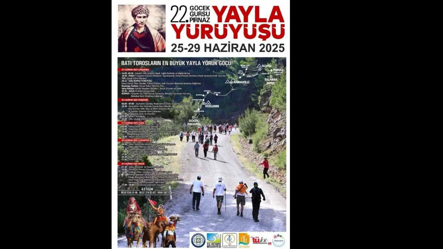 '22. Göcek Gürsu, Pırnaz Yayla Göçü' Başlıyor