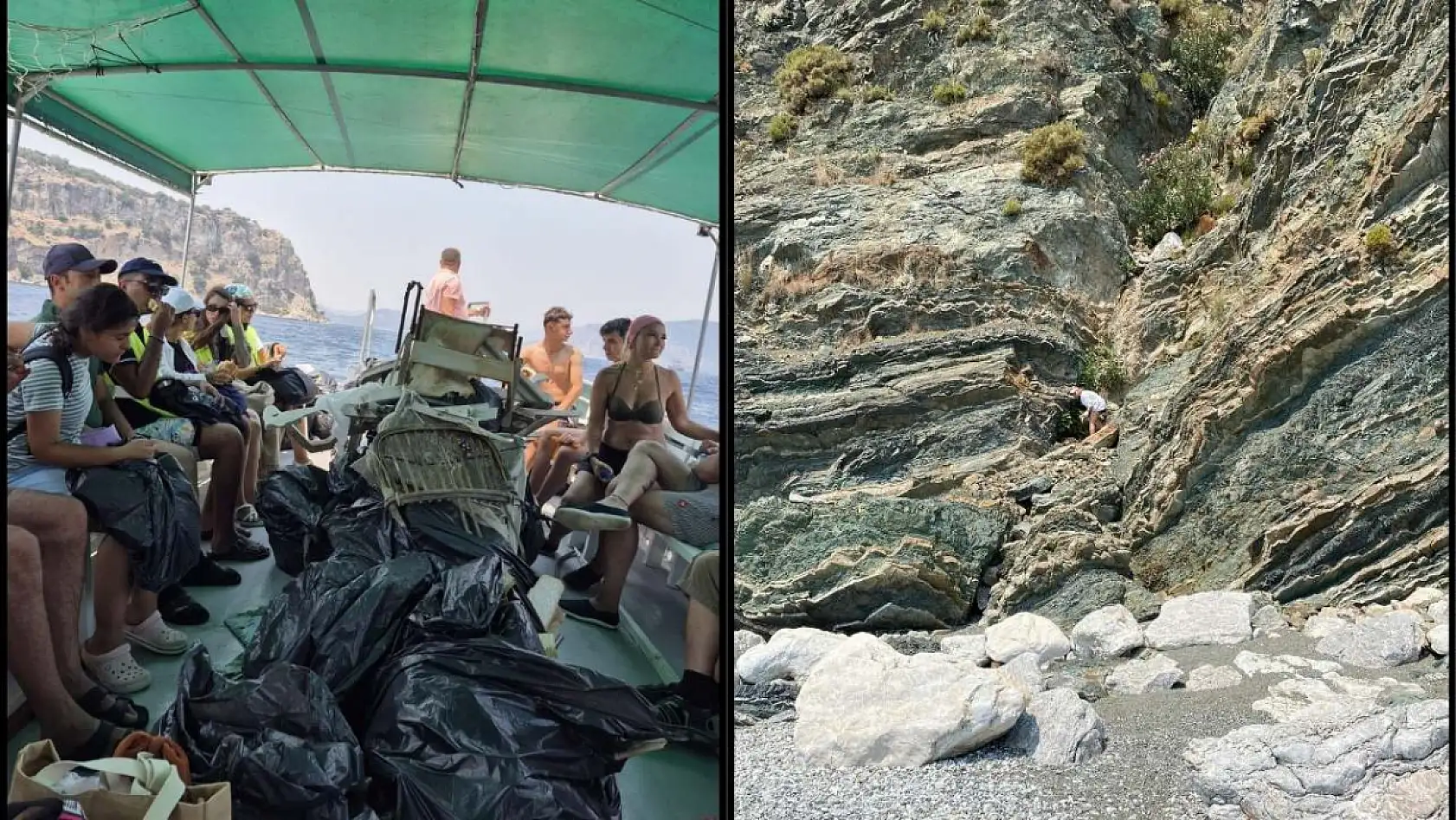 Marmaris koylarında çevre temizliği sürüyor