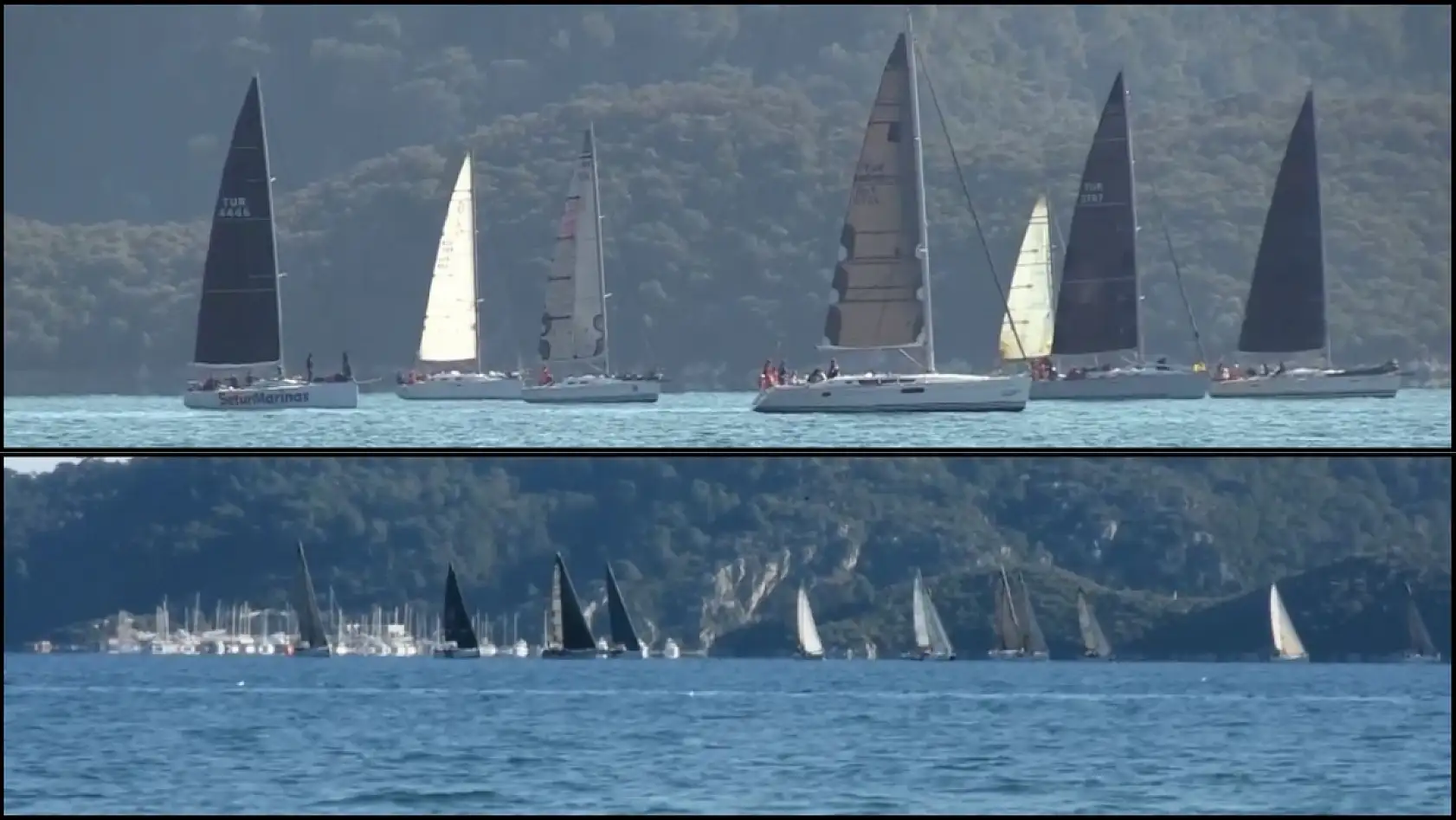 Yat yarışlarında Marmaris MIYC Kış Trofesi'nin 2. ayağı başladı