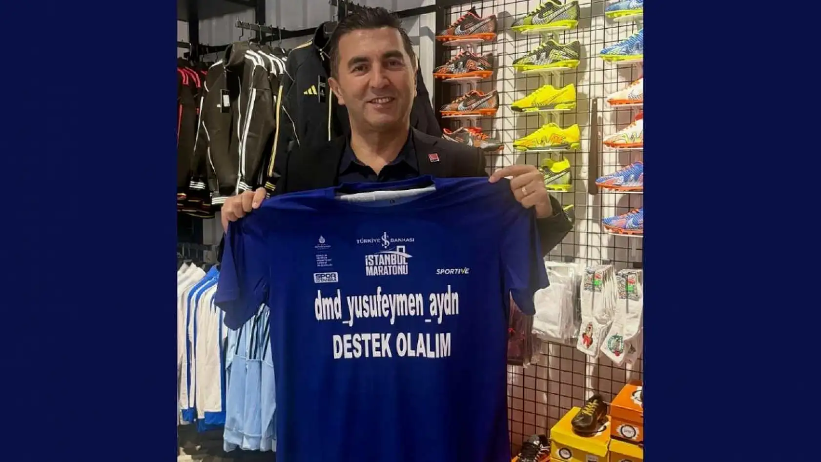 47. İstanbul Maratonu'nda Fethiyeli Yusuf Eymen İçin Anlamlı Koşu