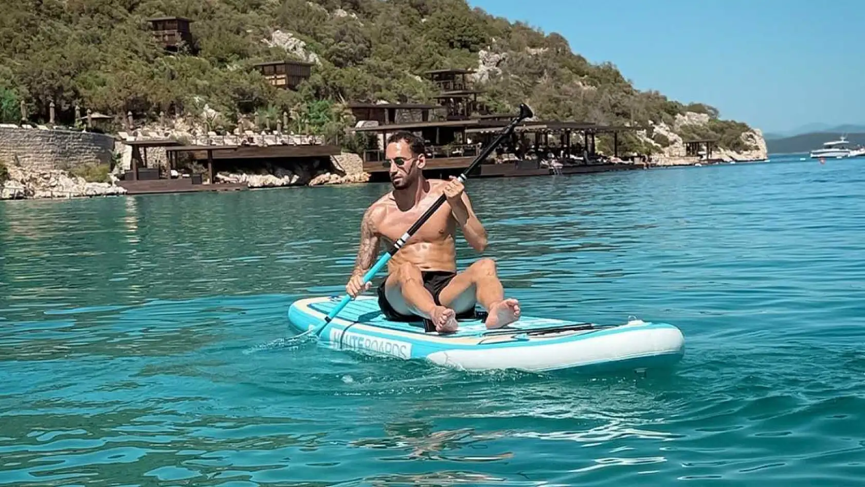 Hakan Çalhanoğlu ve Yann Sommer, Bodrum'da Tatil Yapıyor
