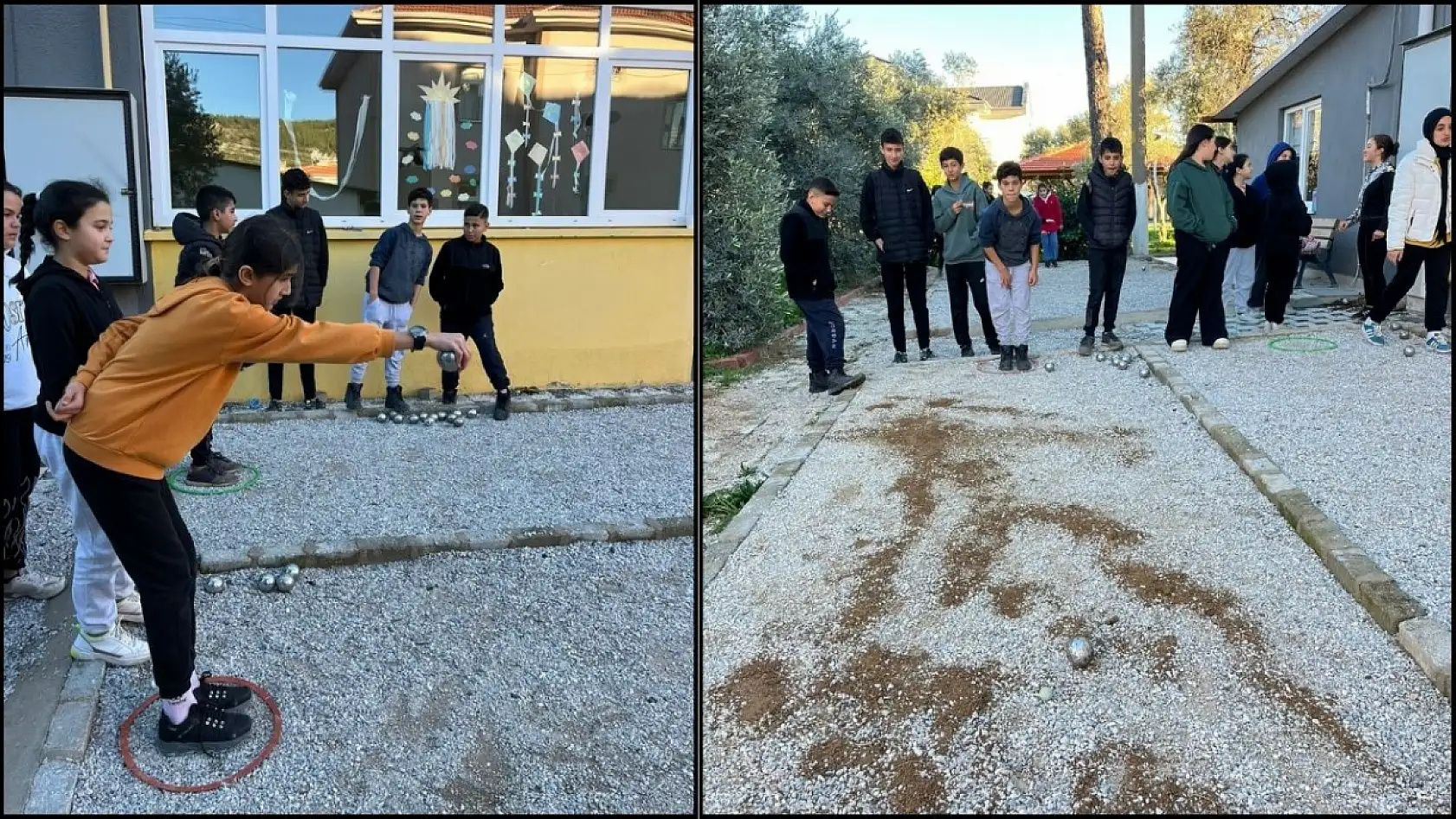 Ula'nın kırsal mahallelerinde Bocce sporuna büyük ilgi