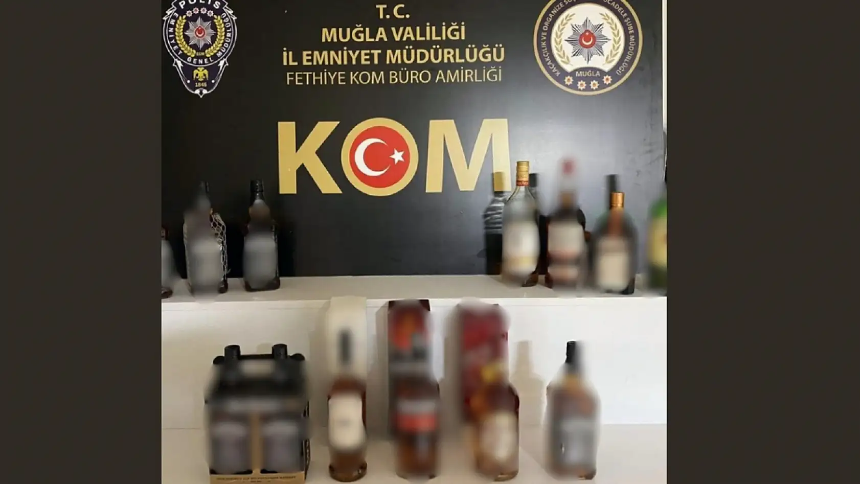Muğla'nın 4 ilçesinde kaçak içki operasyonu