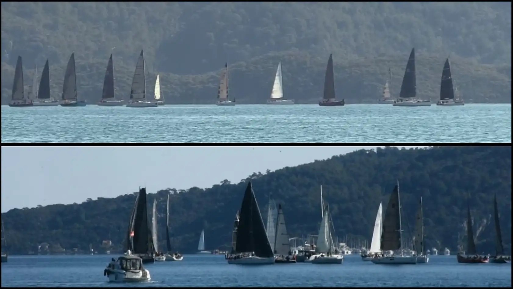 Yat yarışlarında Marmaris MIYC Kış Trofesi'nin 2. ayağı başladı
