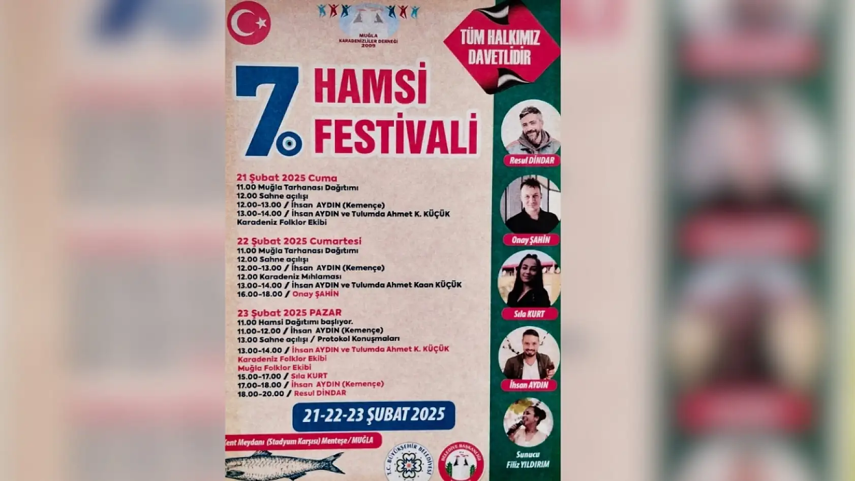 Muğla'da 7'inci hamsi Şöleni'nde 5 ton hamsi dağıtılacak