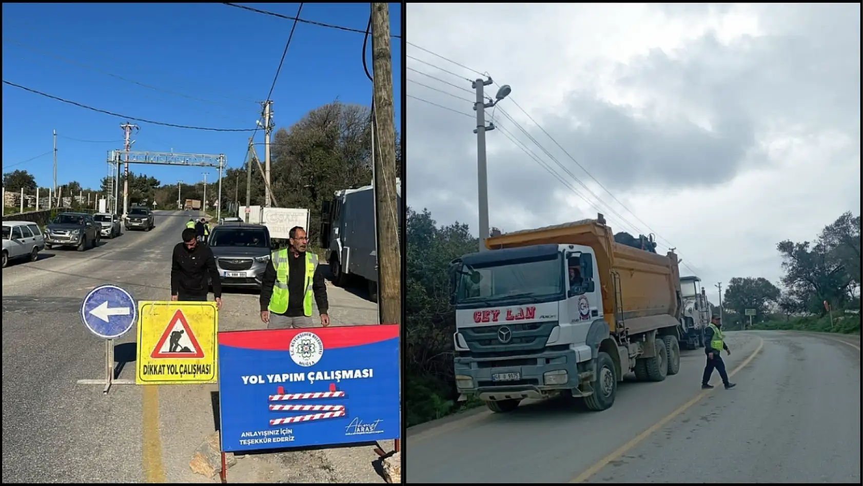 Büyükşehir'den Bodrum'a 28 Milyonluk Yol Yatırımı