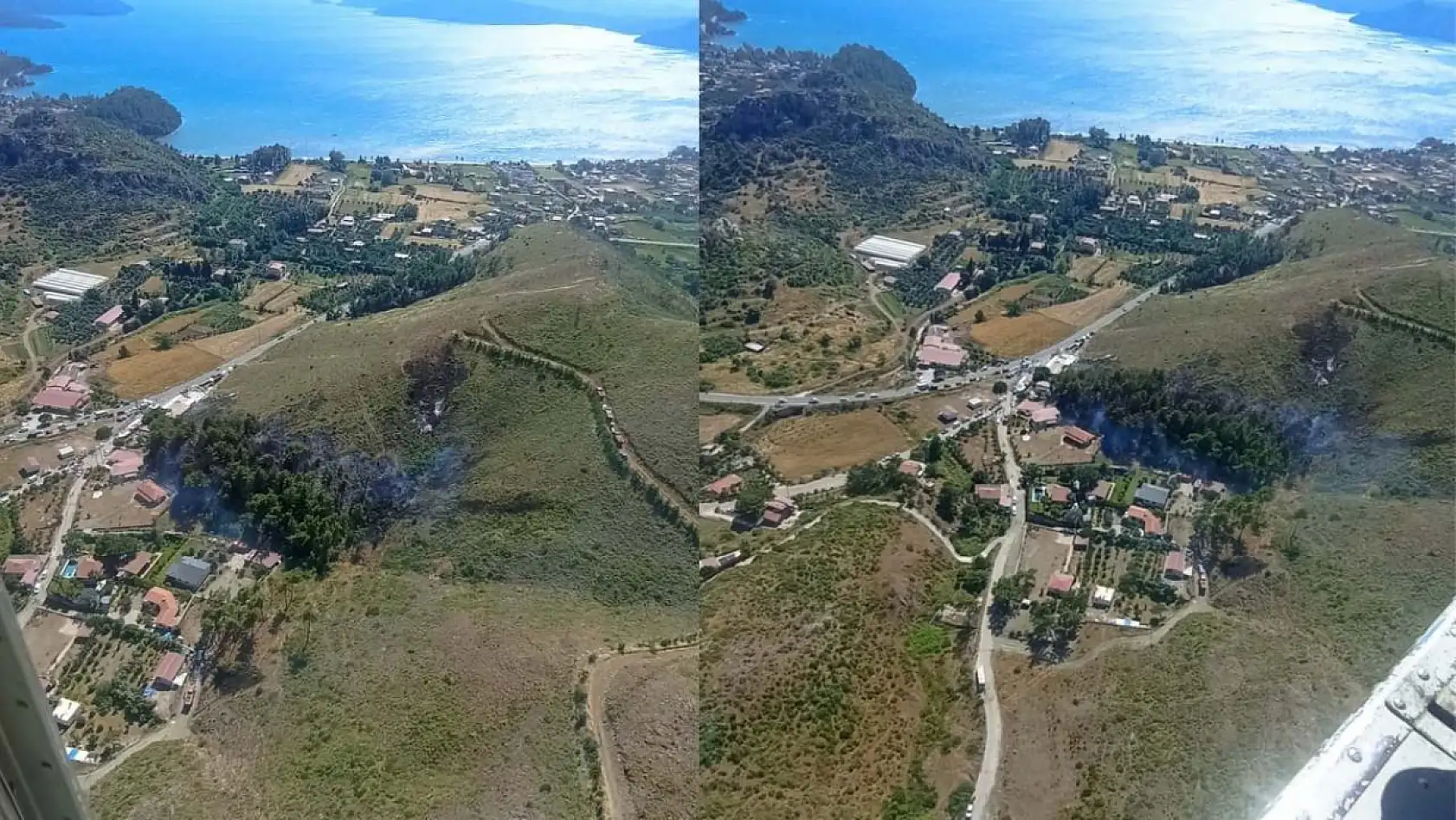 Marmaris'te çıkan orman yangını kontrol altına alındı