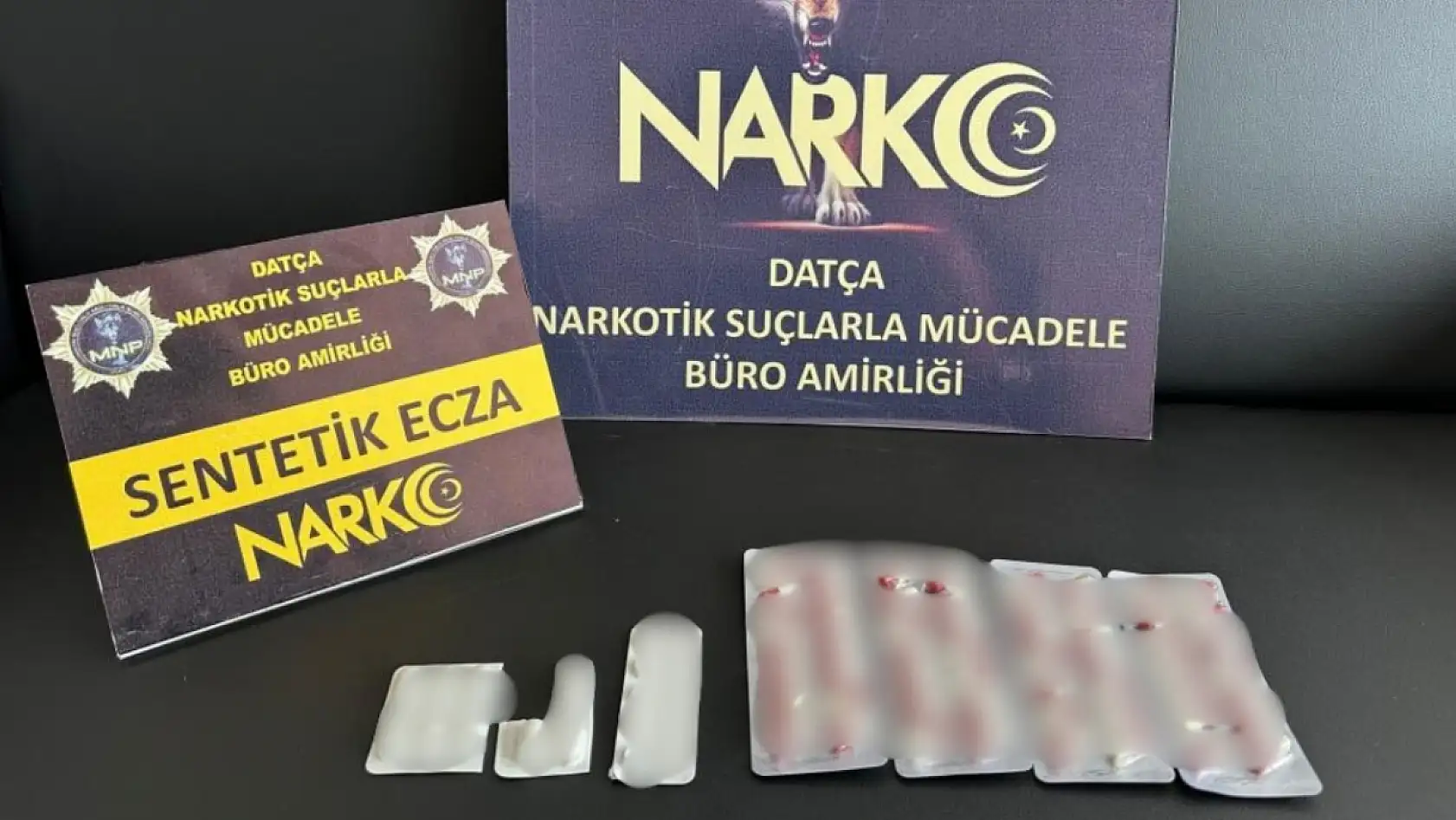 Datça'da uyuşturucu hap ele geçirildi