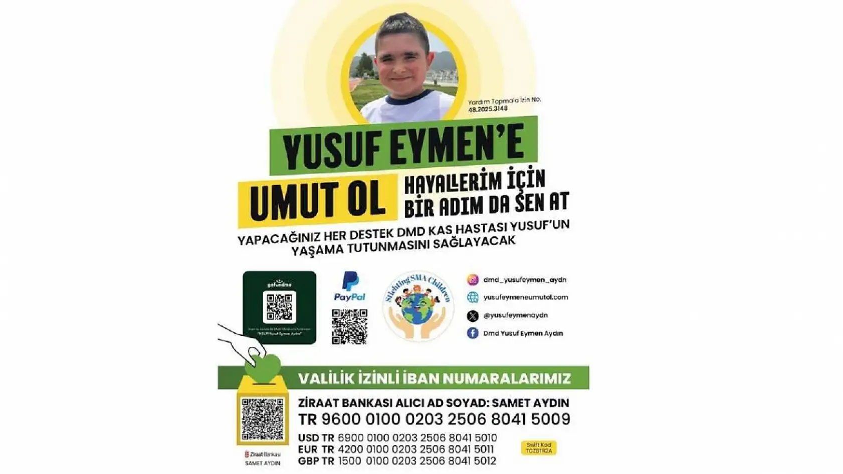 DMD Kas Hastası Yusuf Eymen'den Başkan Akdenizli'ye Ziyaret
