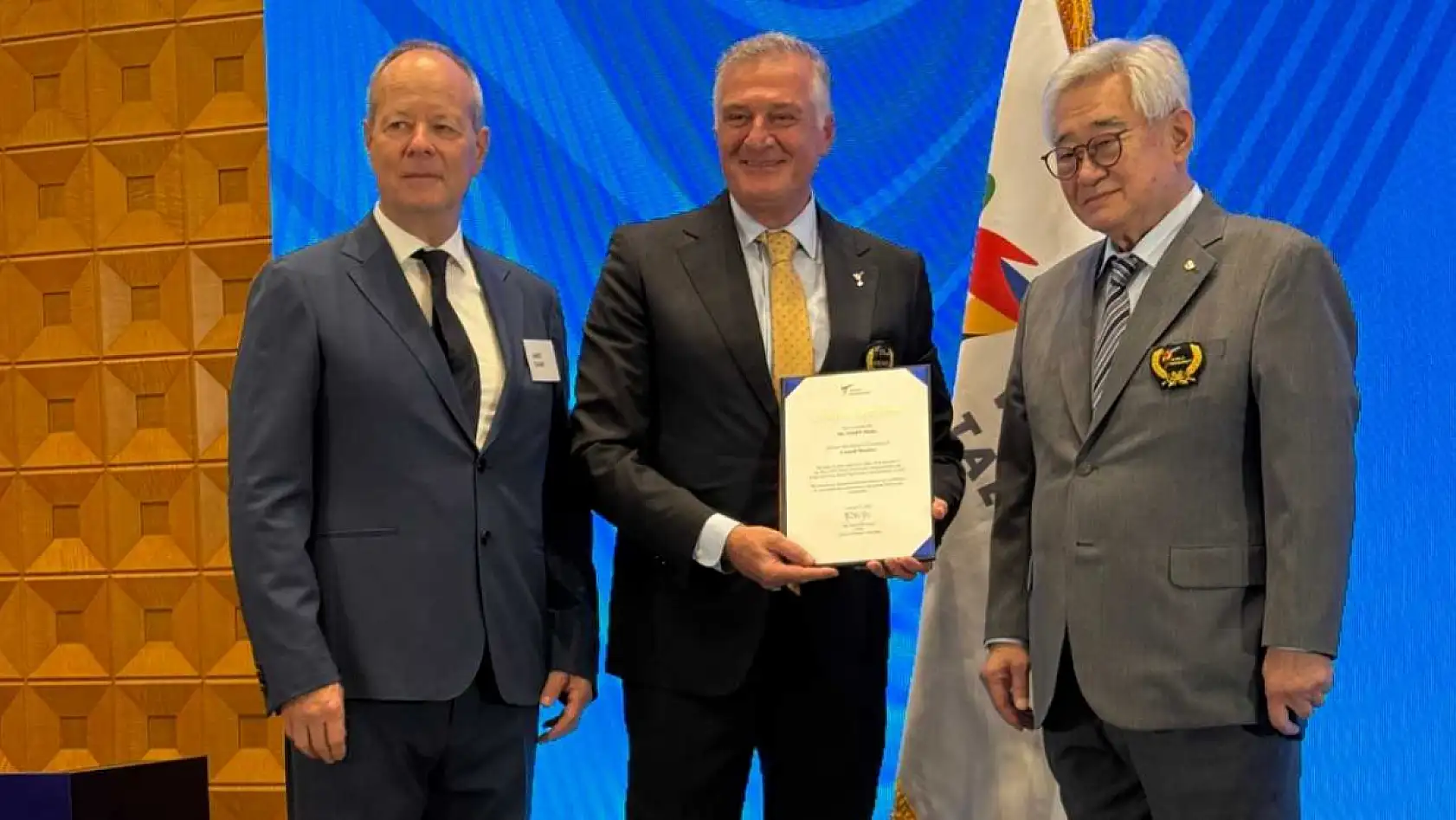 Prof. Dr. Metin Şahin yeniden Dünya Taekwondo Yönetim Kurulu'na seçildi