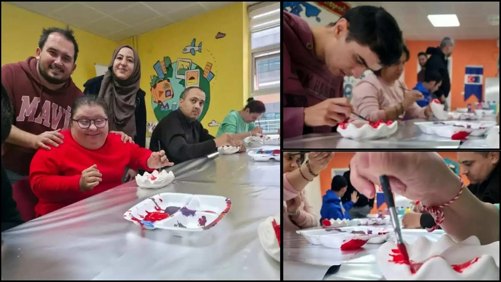 Muğla'da özel bireyler engelleri sanatla aştı