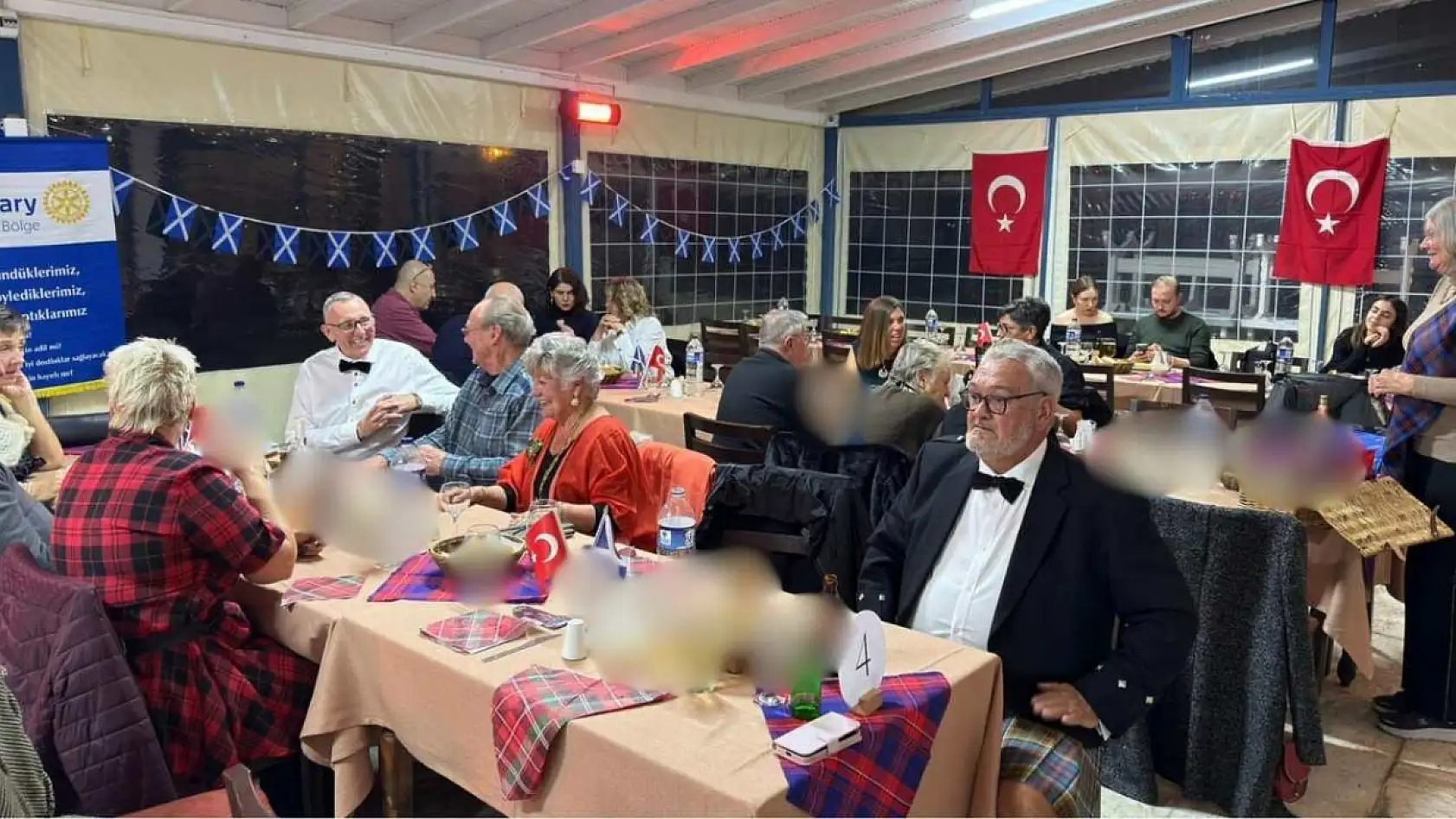 Fethiye'de 'İskoç Gecesi' renkli görüntülere sahne oldu