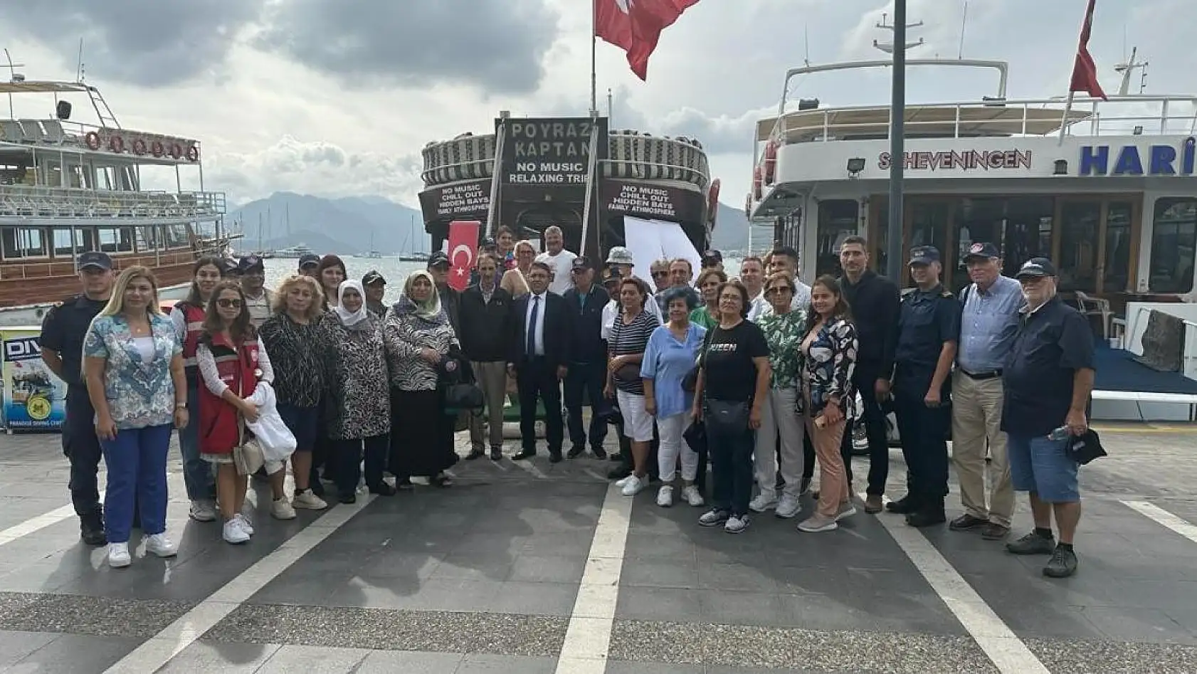 100'üncü yılda gazilere tekne gezisi