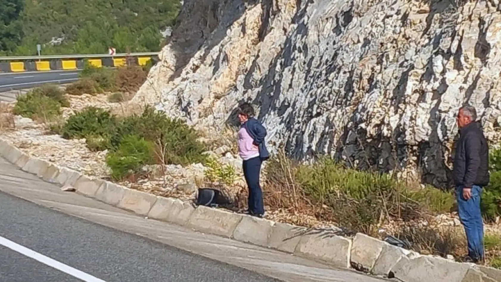 Emniyet kemeri sayesinde yara almadan kurtuldu