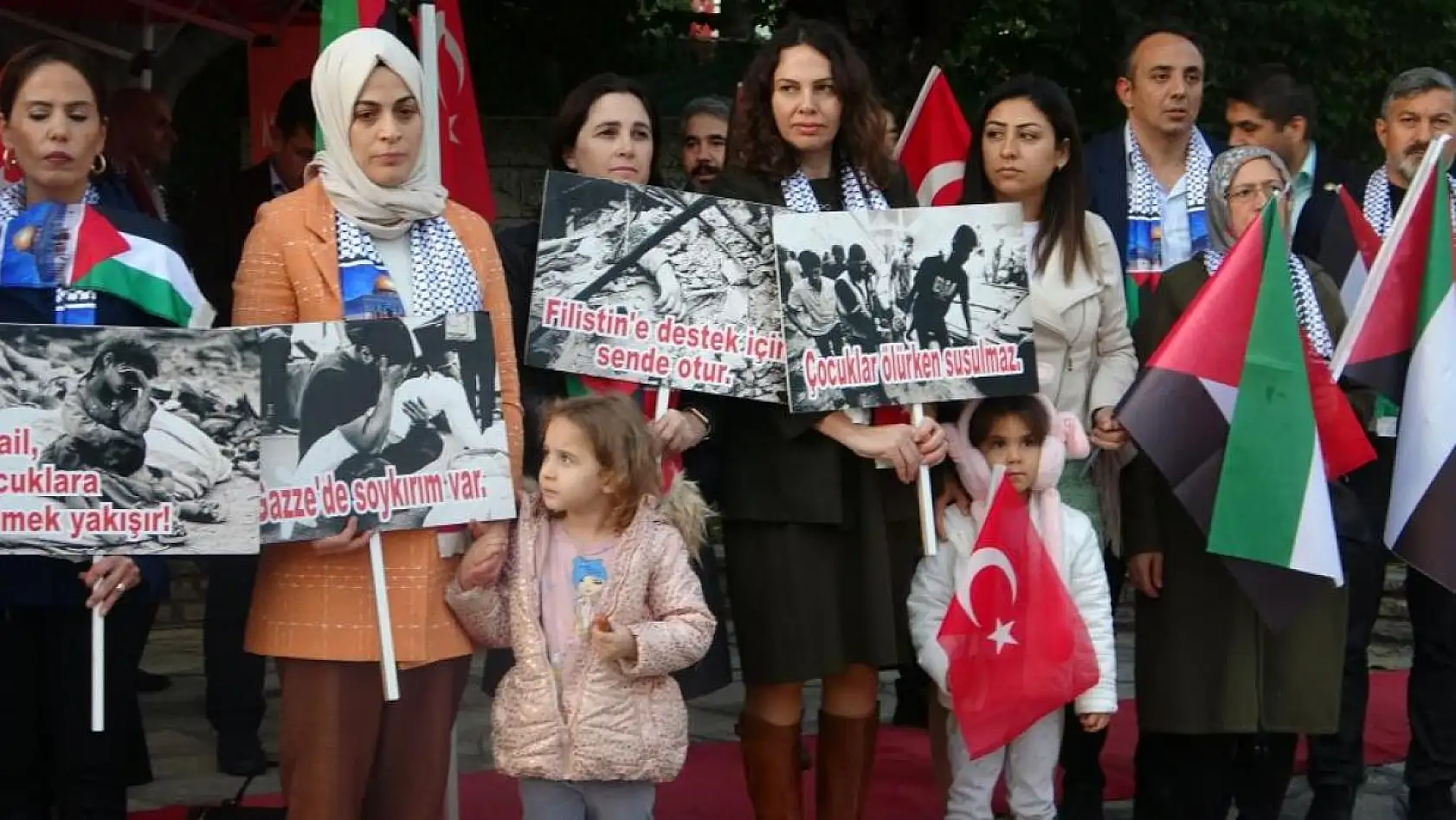 Muğla'dan Filistin'e destek eylemi