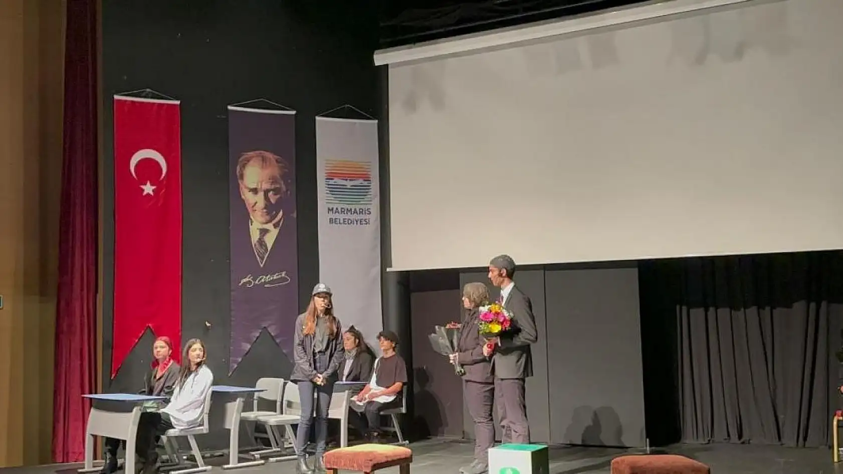 Marmaris'te öğretmenler unutulmadı