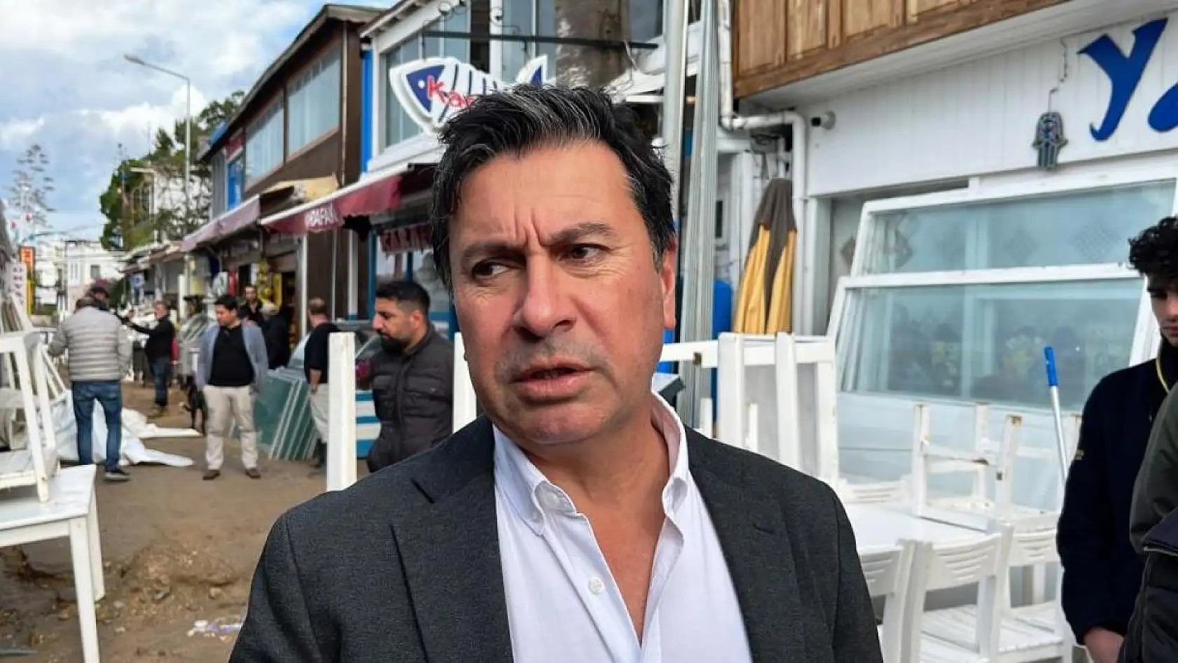 Bodrum'da Fırtına Tekneleri Batırdı