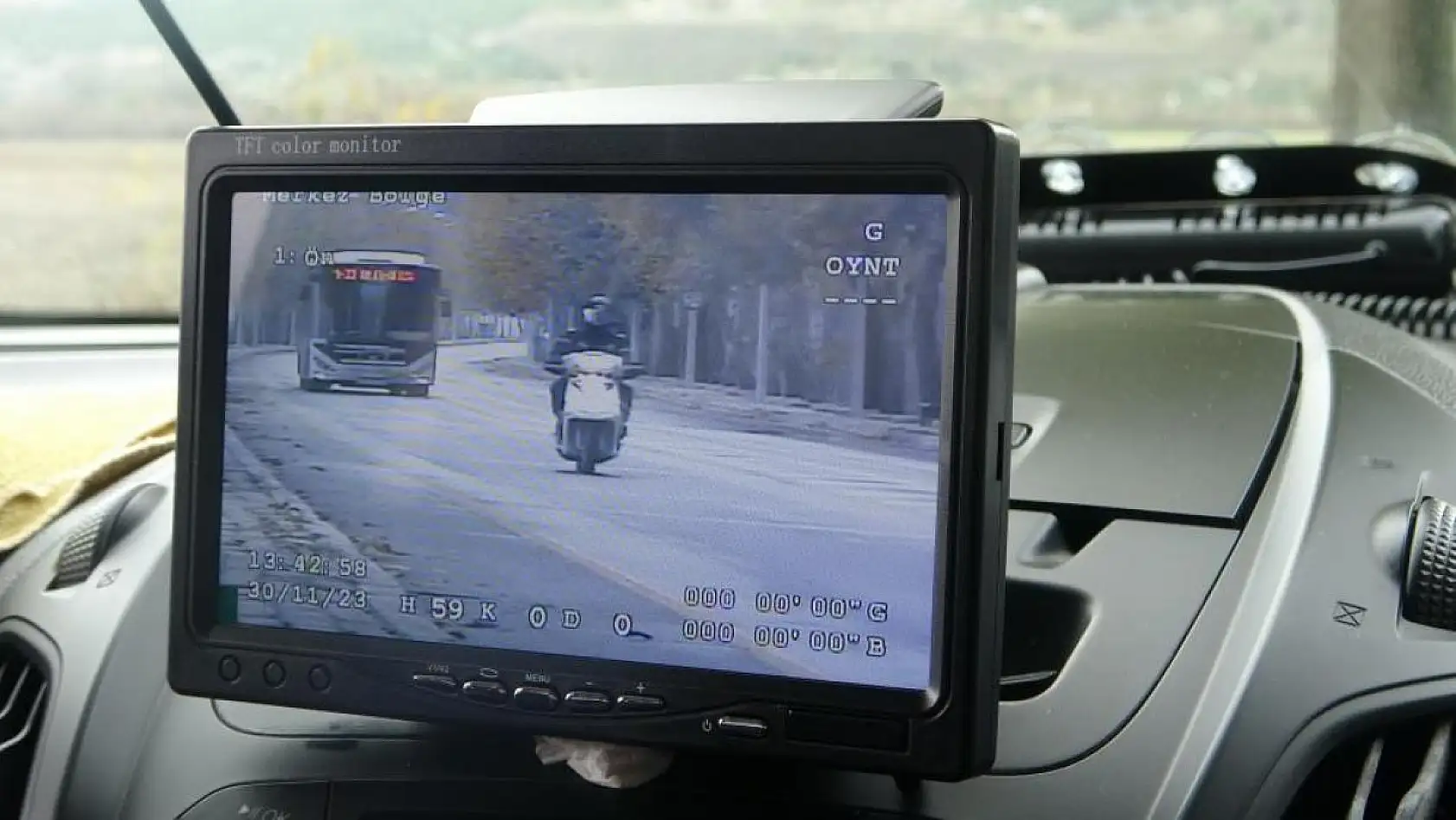 Menteşe'de radar uygulaması yapıldı