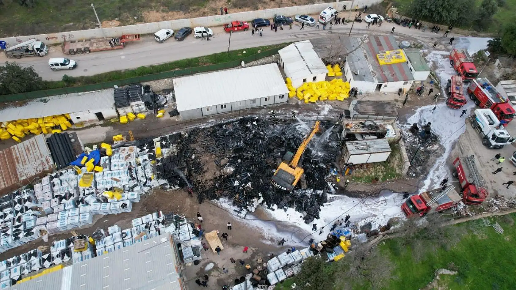 İzolasyon Firmasında Yangın