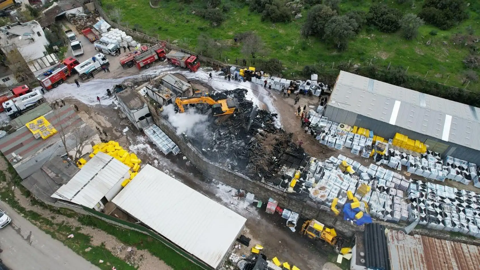 İzolasyon Firmasında Yangın