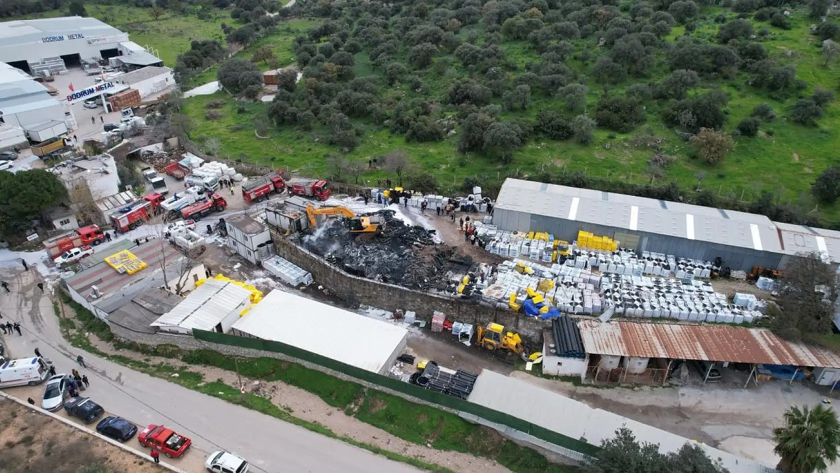 İzolasyon Firmasında Yangın