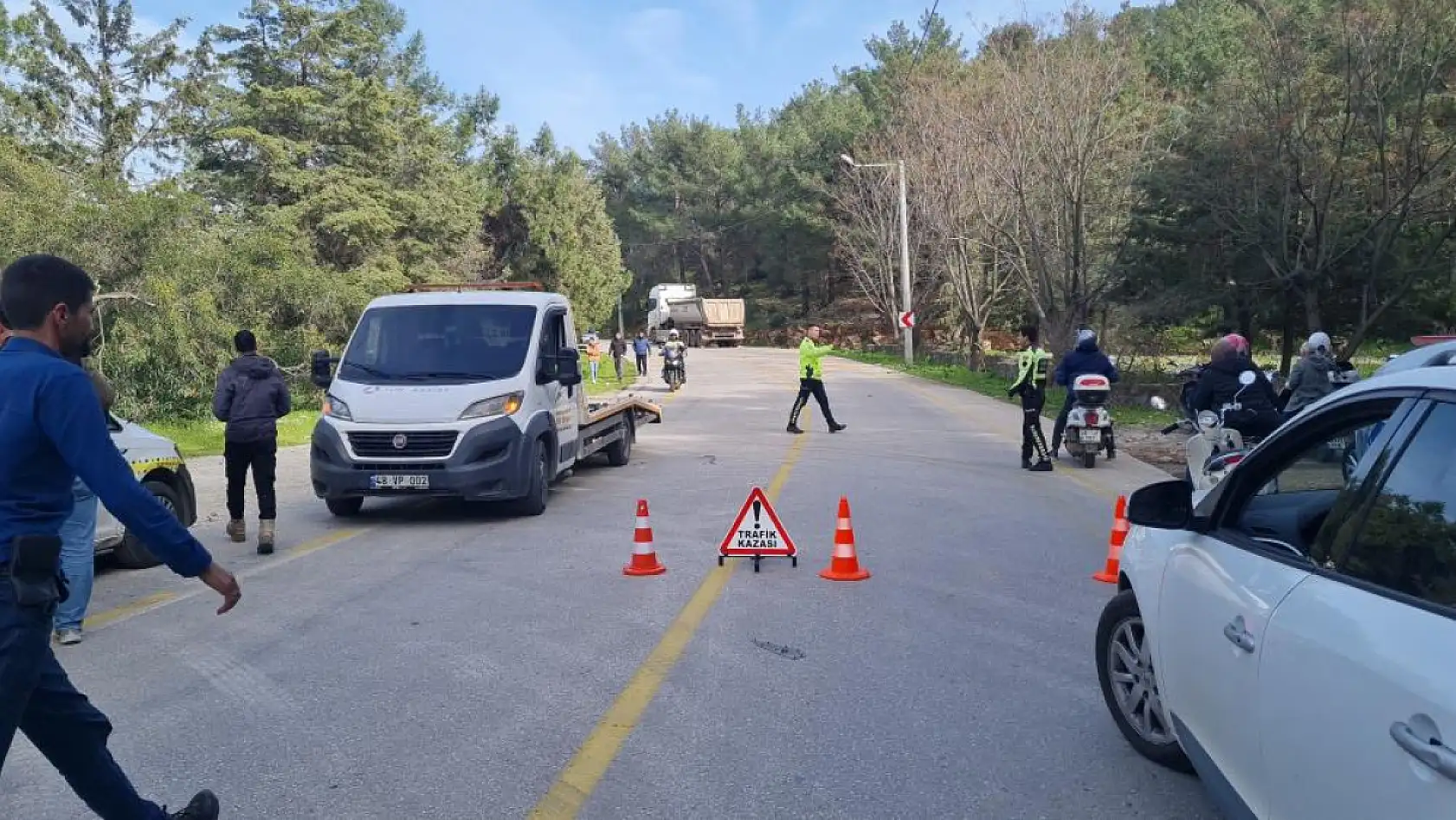 Bodrum'da tıra çarpan motosikletli öldü