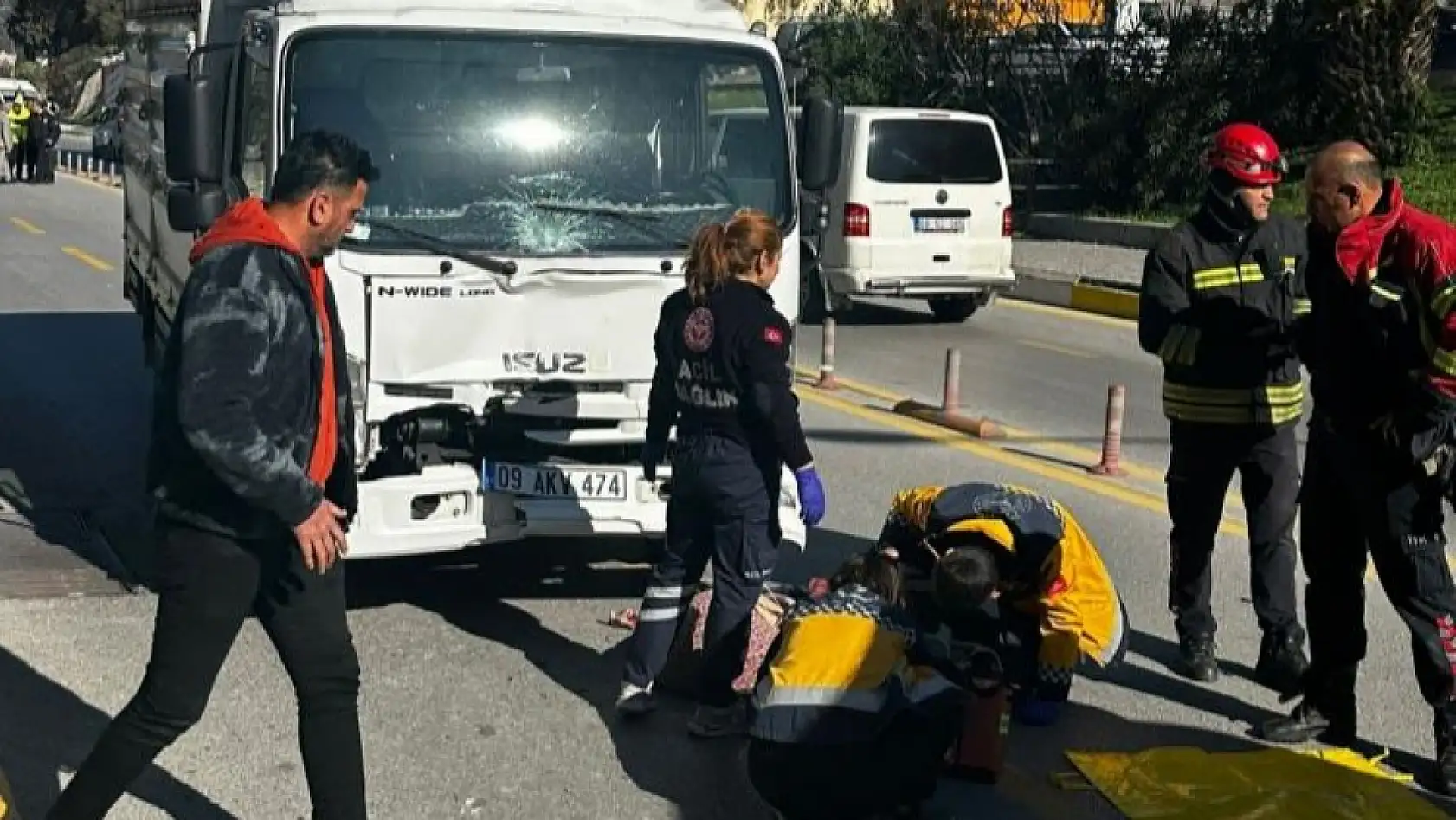 Kamyonetin çarptığı yaşlı kadın kazada can verdi