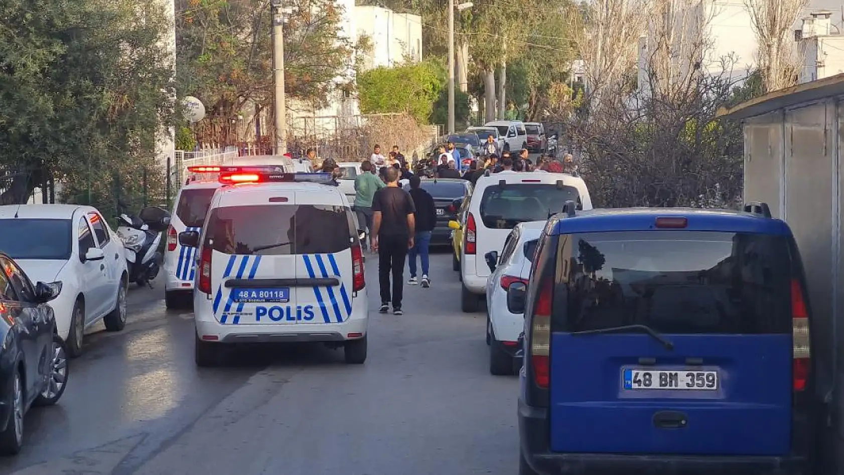 Bodrum'da Komşusunu sokak ortasında öldürdü