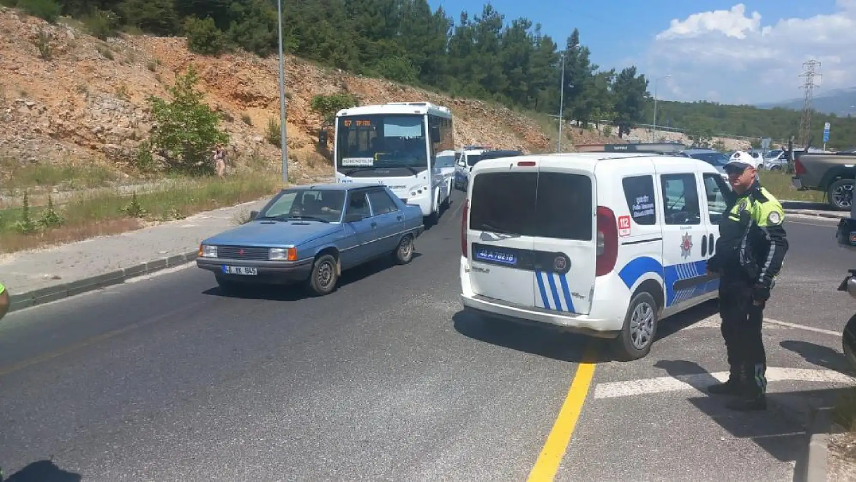 Muğla'da patlayan doğal gaz hattı ekipleri alarma geçirdi
