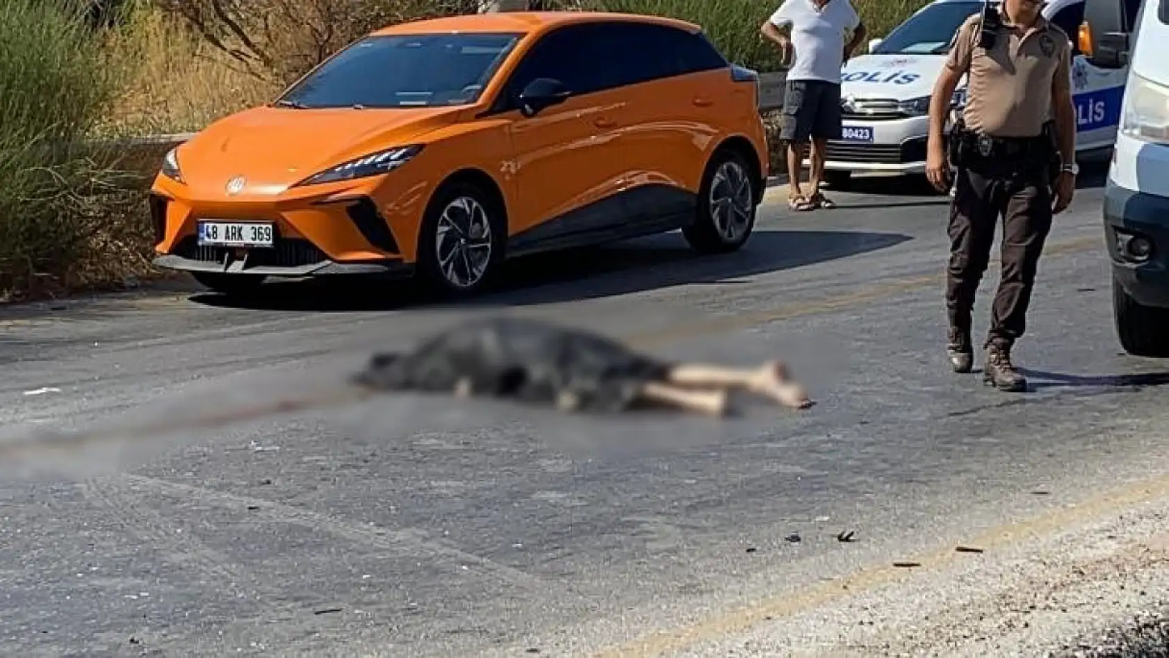 Bodrum'da Otomobil ve motosiklet kafa kafaya çarpıştı: 1 ölü