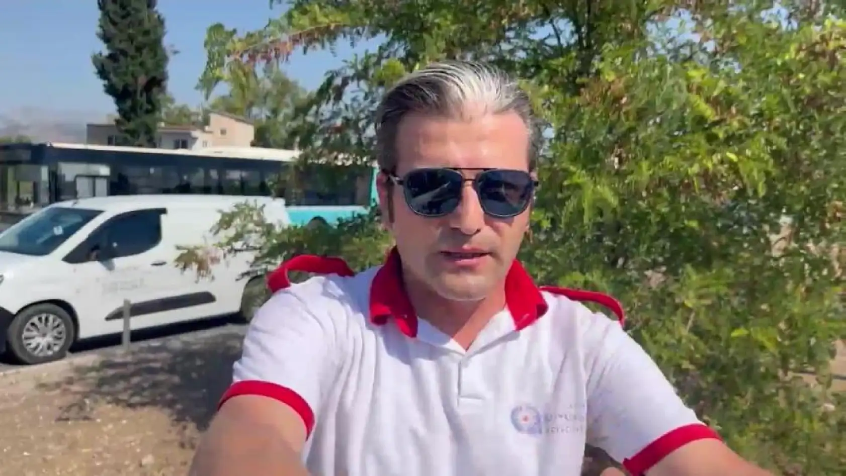 Halk otobüsü alev alev yandı! Panik dolu anlar..