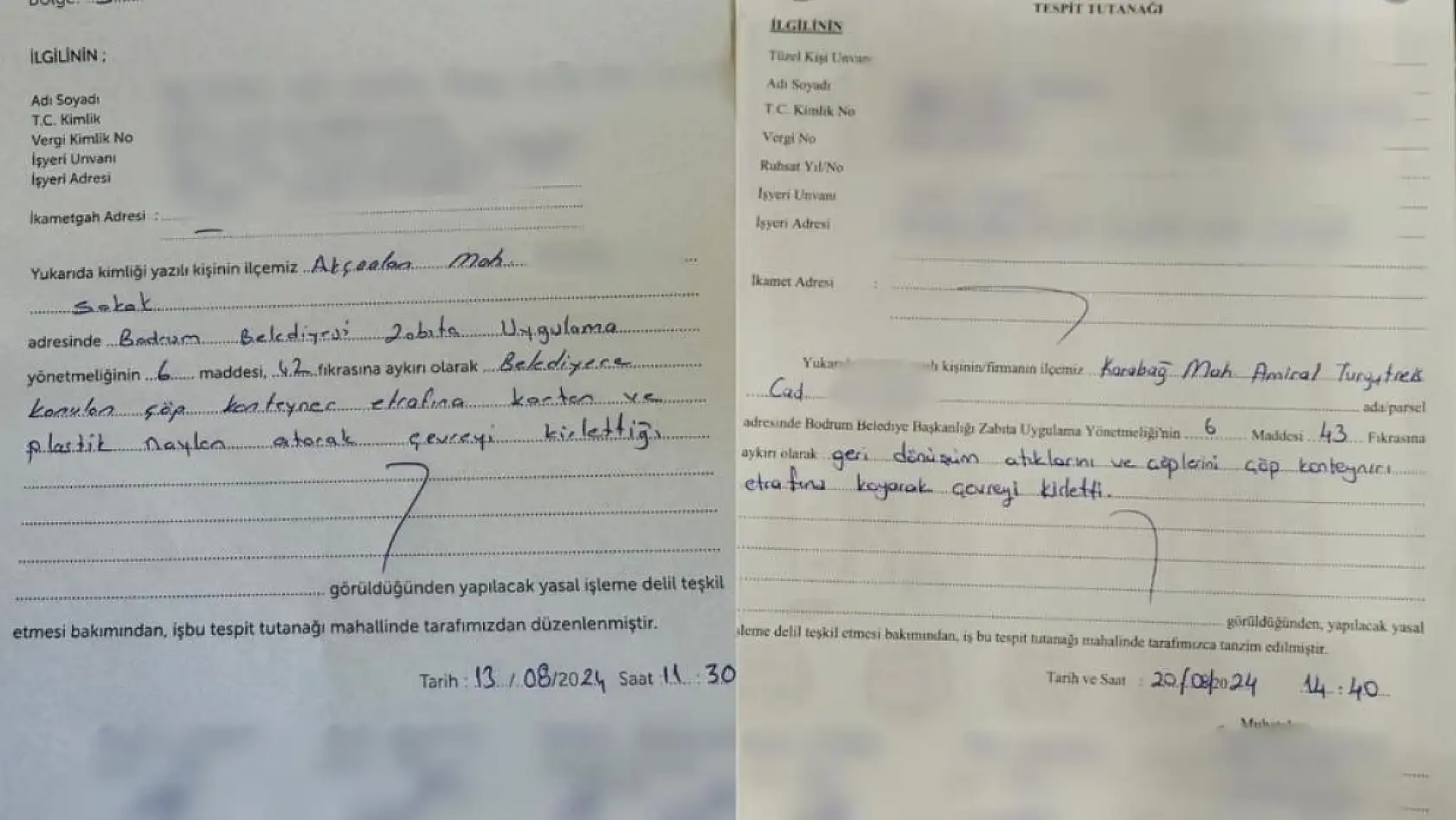 Uyarılara uymayan işletmelere ceza kesiliyor