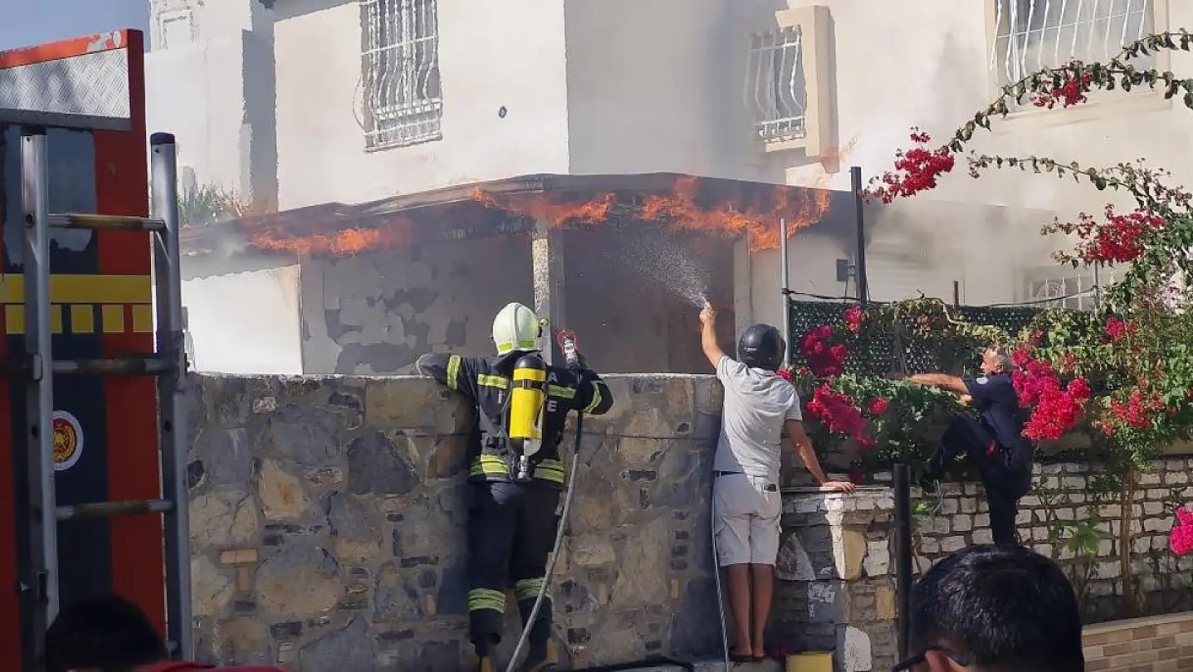 Muğla'da muhabbet kuşlarını suni teneffüsle kurtarmaya çalıştılar