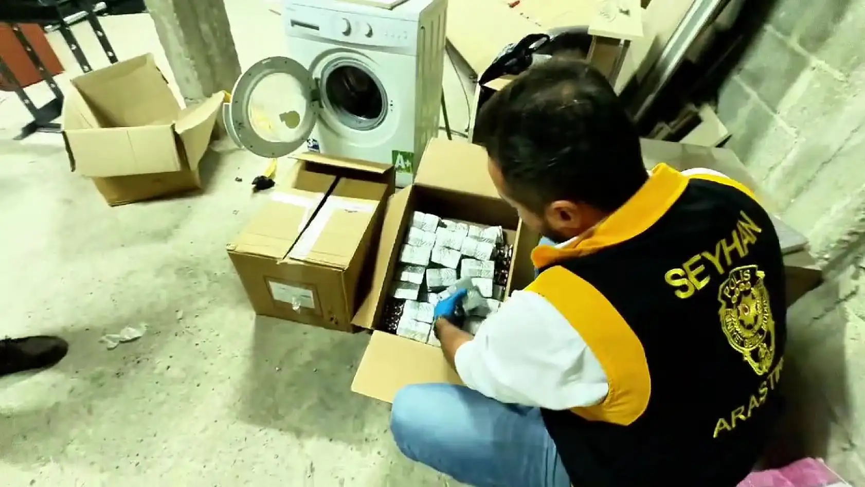 Uyuşturucu paketleme tesisine çevrilen eve operasyon: 1 gözaltı