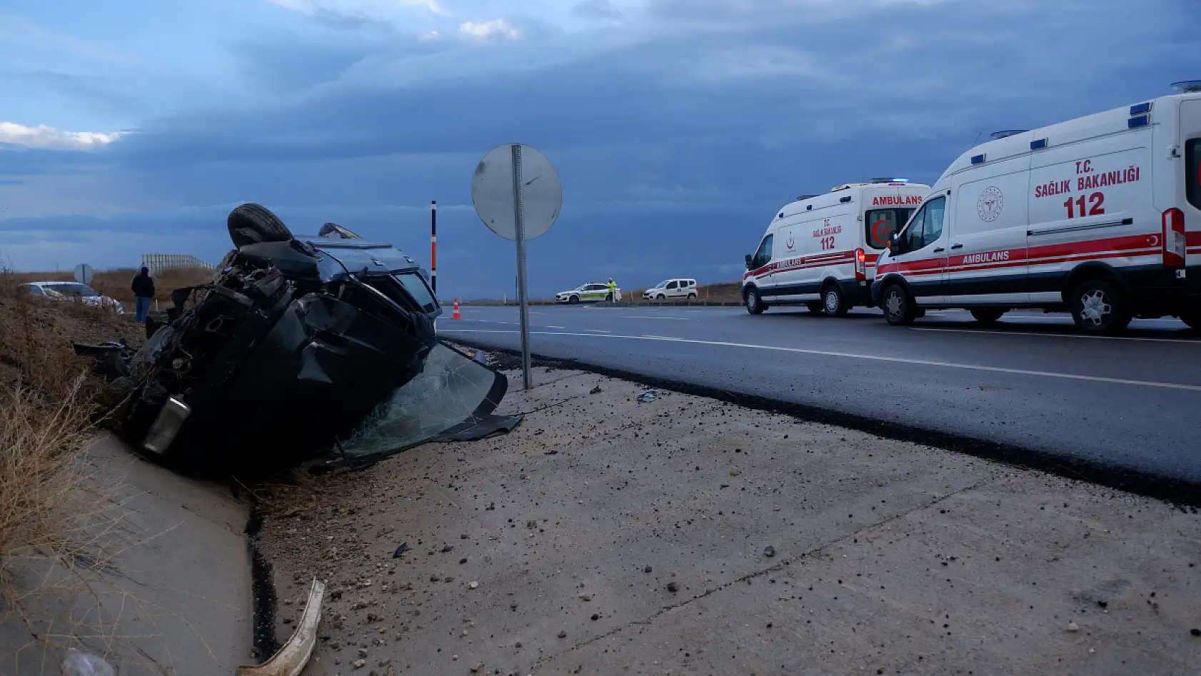 Sağanak yağış kazayı beraberinde getirdi: 3 yaralı