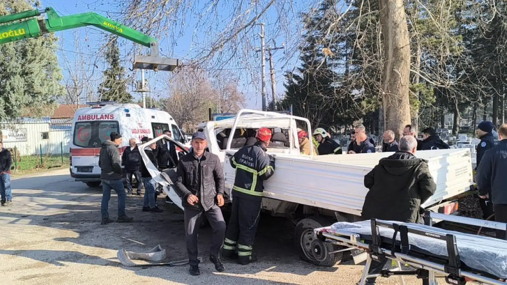 Feci trafik kazası 3 yaralı