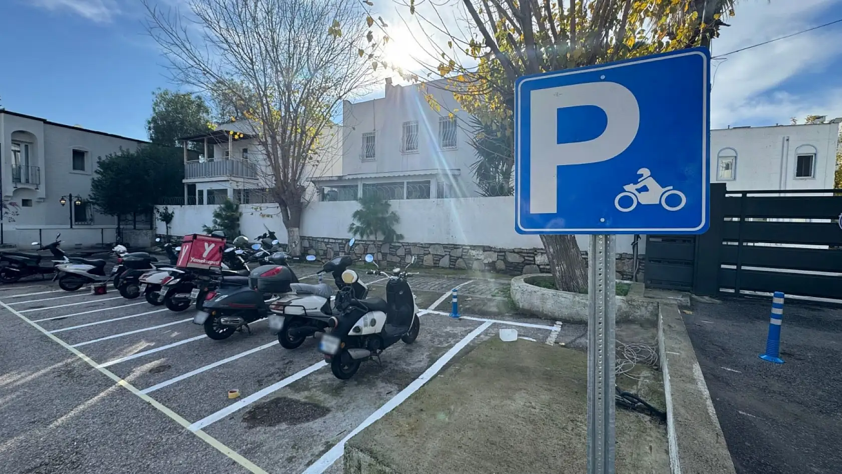 Bodrum'da motoparklar hizmete giriyor