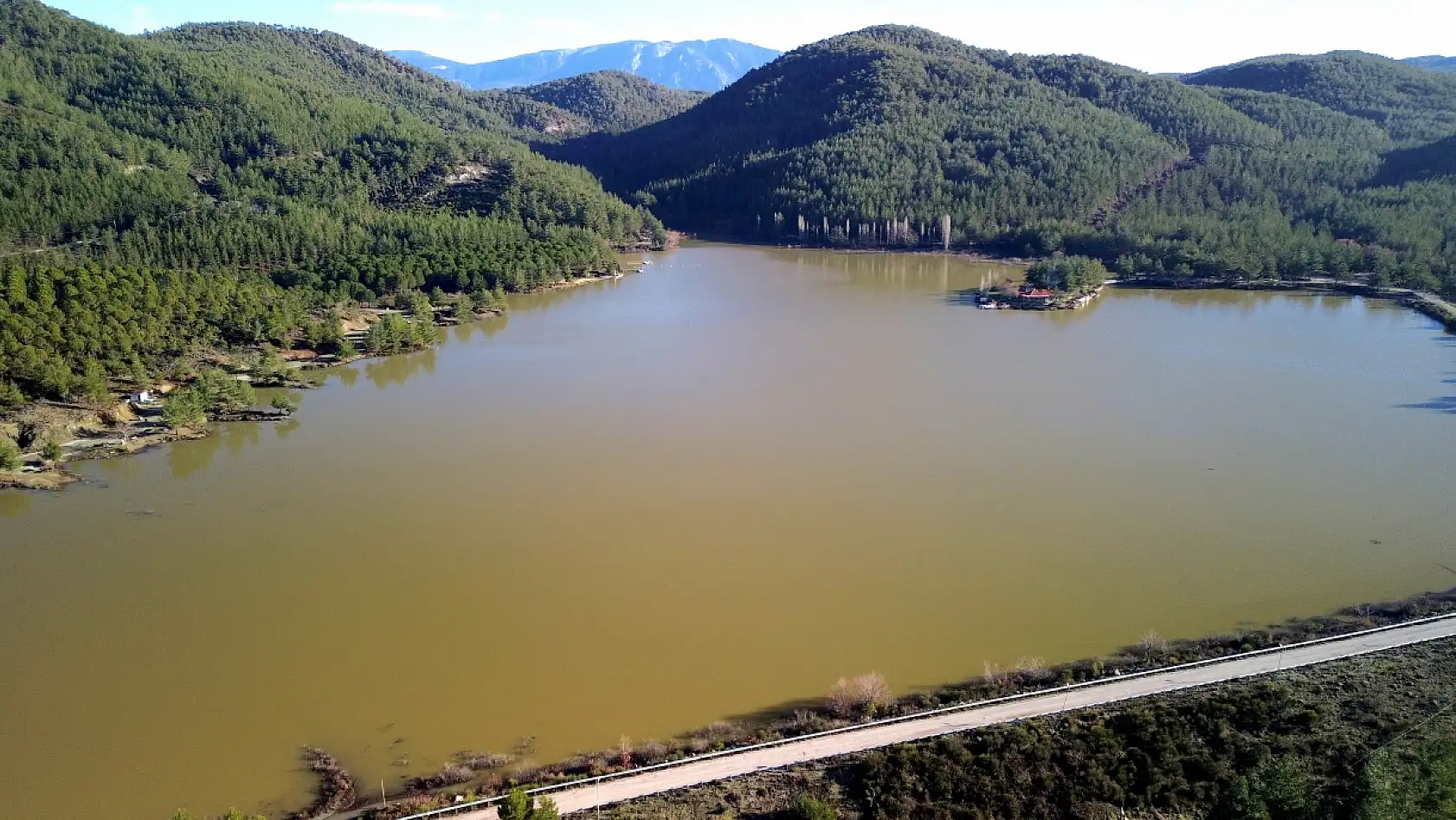 Muğla'da yağışlar Ula Göleti'ni yeniden canlandırdı