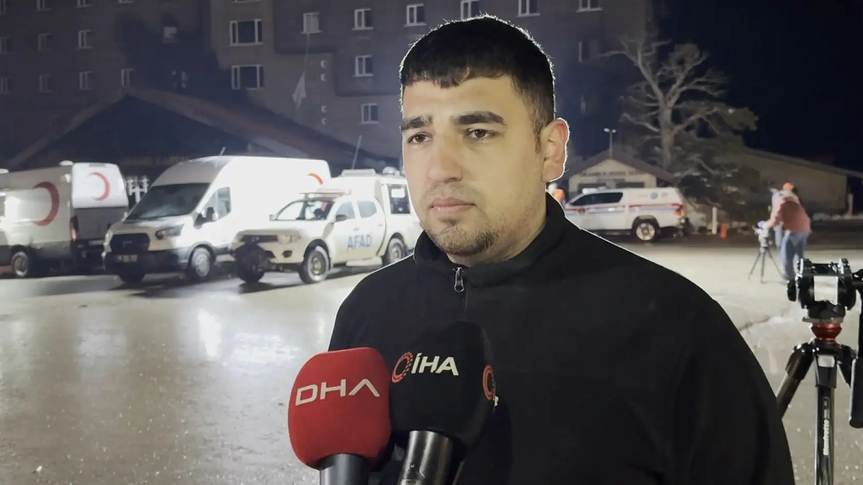 Bolu'daki Otel faciasında çaresizlik ve kurtuluş mücadelesi böyle görüntülendi