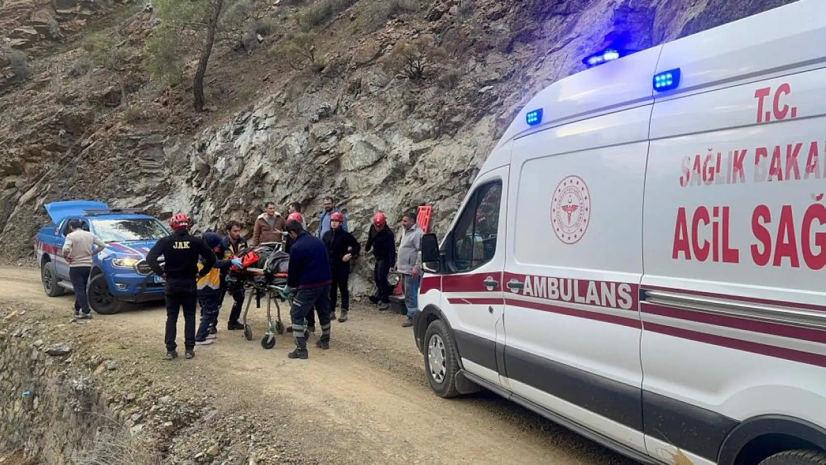 Fethiye'de motosiklet kazası: 1 yaralı