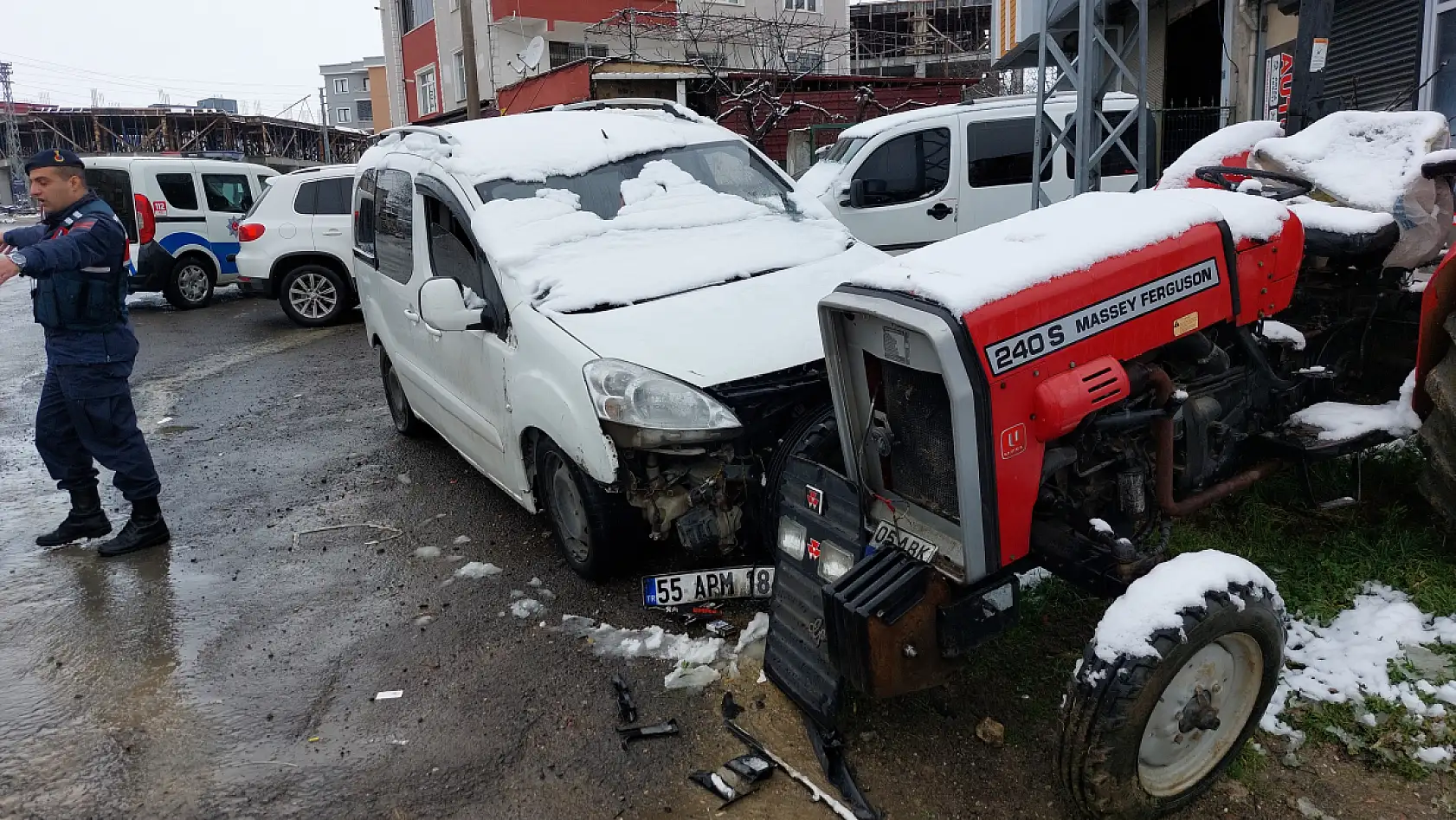 Kazadan 9 saat sonra fark edilerek hastaneye kaldırıldı