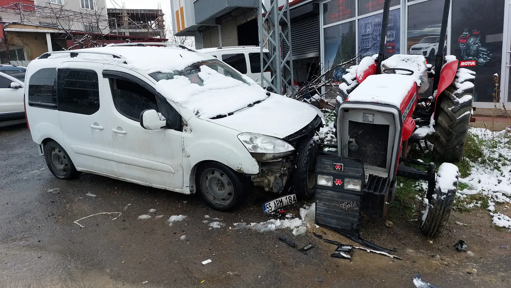 Kazadan 9 saat sonra fark edilerek hastaneye kaldırıldı