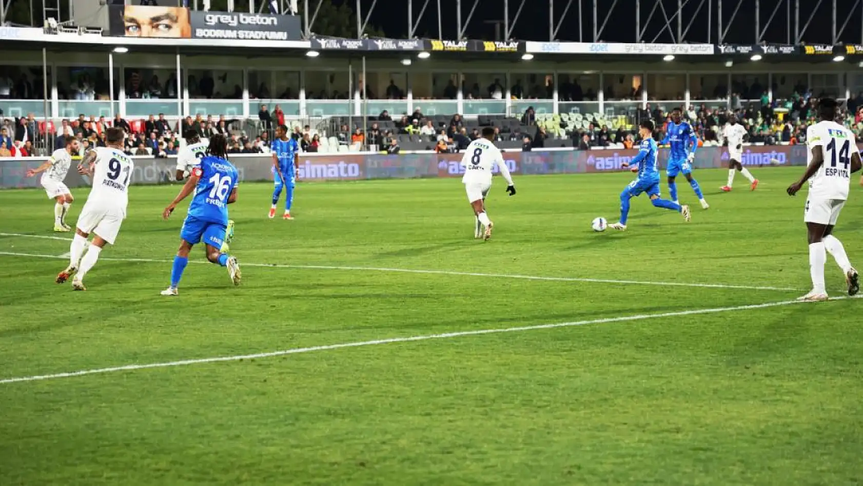 Trendyol Süper Lig: Bodrum FK: 1 - Kasımpaşa: 0