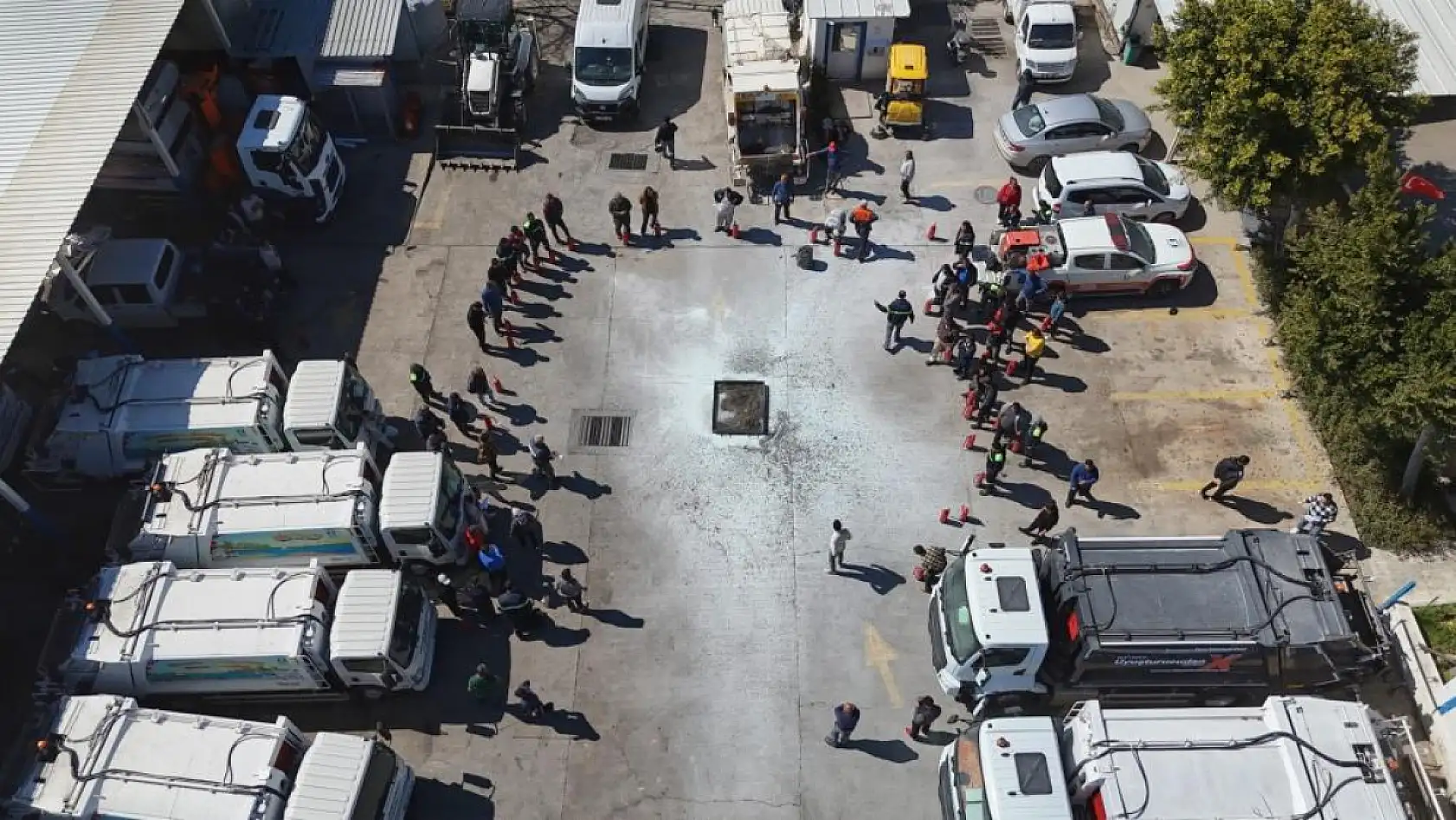 Bodrum Belediyesi personeline yangın eğitimi