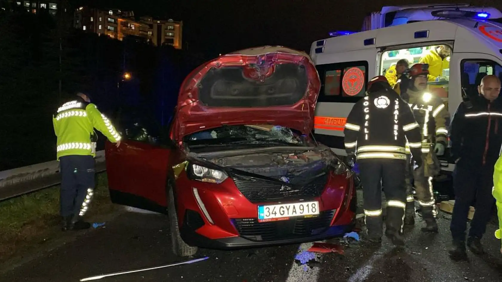 TEM'de feci zincirleme kaza! 2 ölü, 4 yaralı