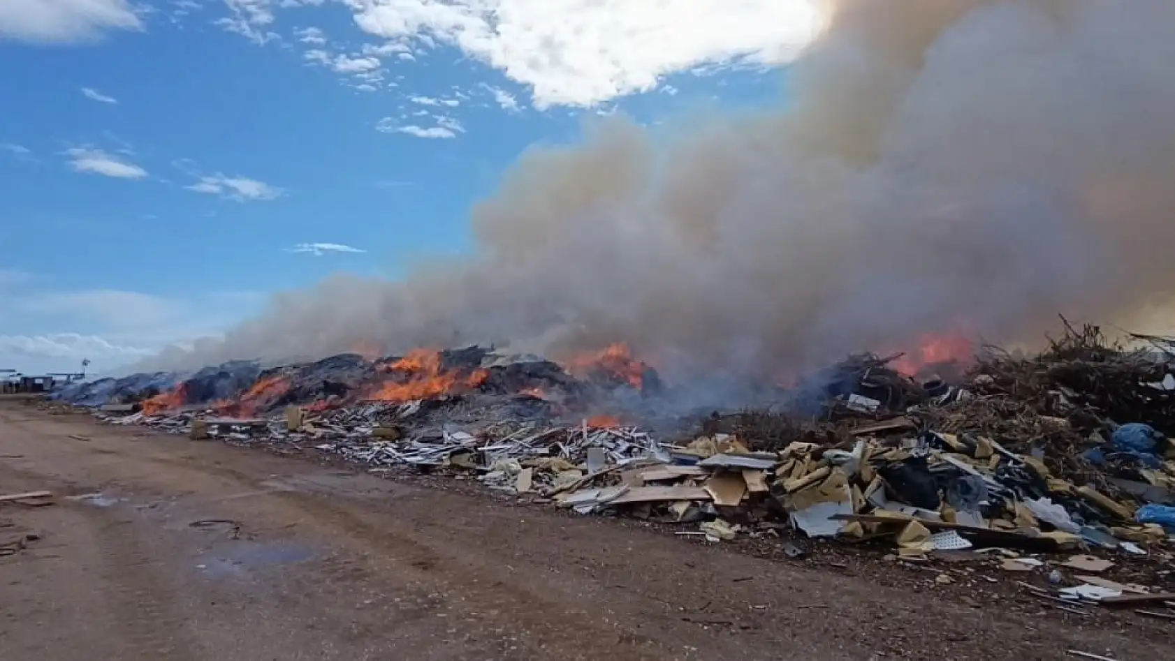 Yangın olayı şaşkınlık yarattı: Çoban alevlere rağmen sürüsünü uzaklaştırmadı